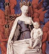Virgin and Child Surrounded by Angels dfg FOUQUET, Jean